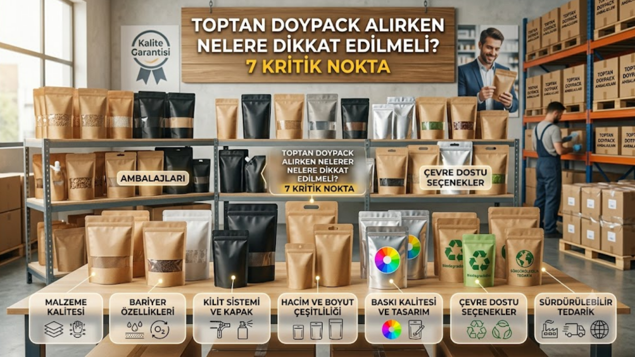 Toptan Doypack Alırken Nelere Dikkat Edilmeli? 7 Kritik Nokta