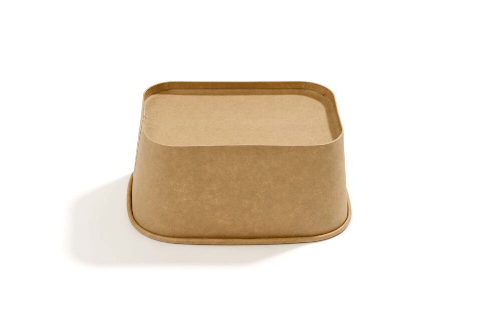 Dikdörtgen Salata Kasesi Kraft (1000 cc) 50 Adet