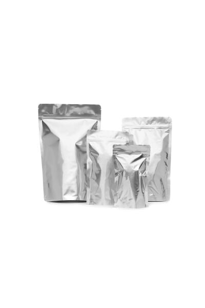 Alüminyum  Kilitli Doypack Ambalaj 11x18,5+3,5 cm-100 gr.