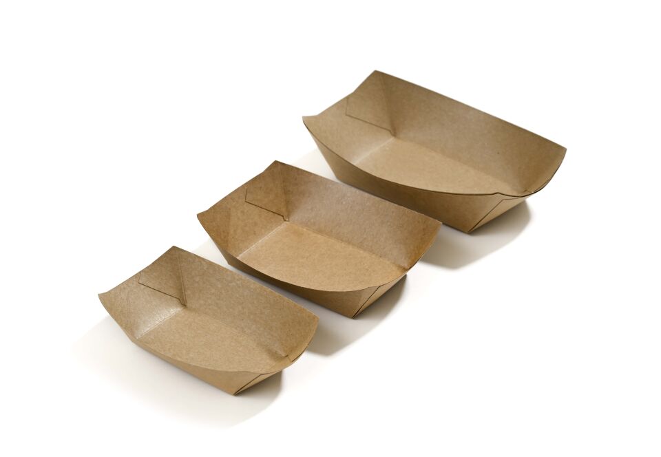 Kayık Kağıt Kase  Kraft 1100cc