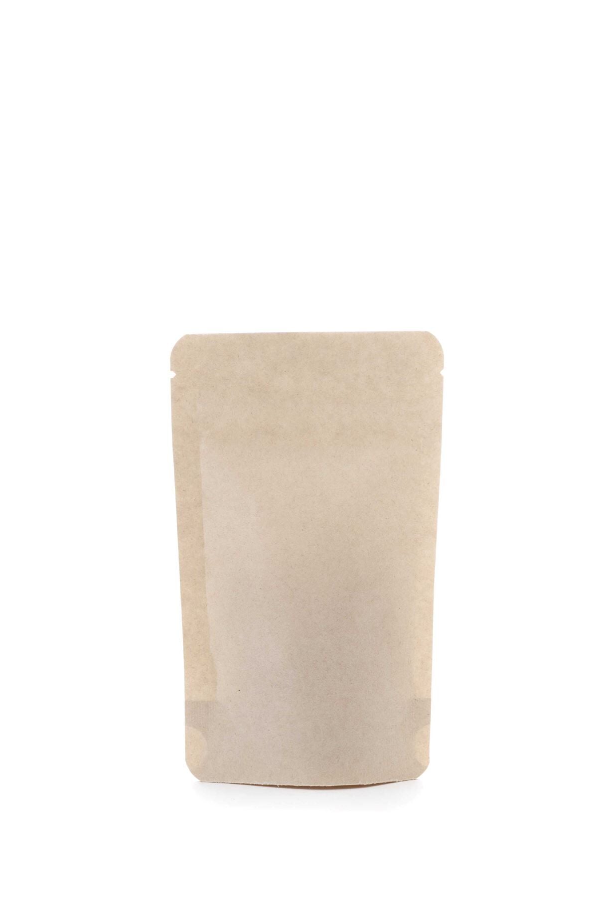 Kraft Alüminyum Kilitli Doypack Ambalaj 13x22,5+3,5 cm-250 gr.