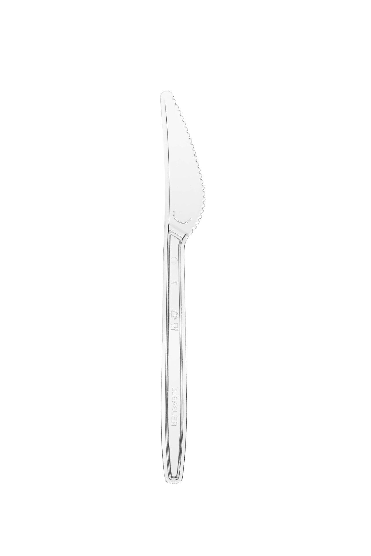 PS Plastik Lux Şeffaf Bıçak (3,4gr) 100 Adet