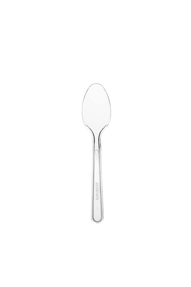 PS Plastik Lux Şeffaf Tatlı Kaşığı (2,5gr)