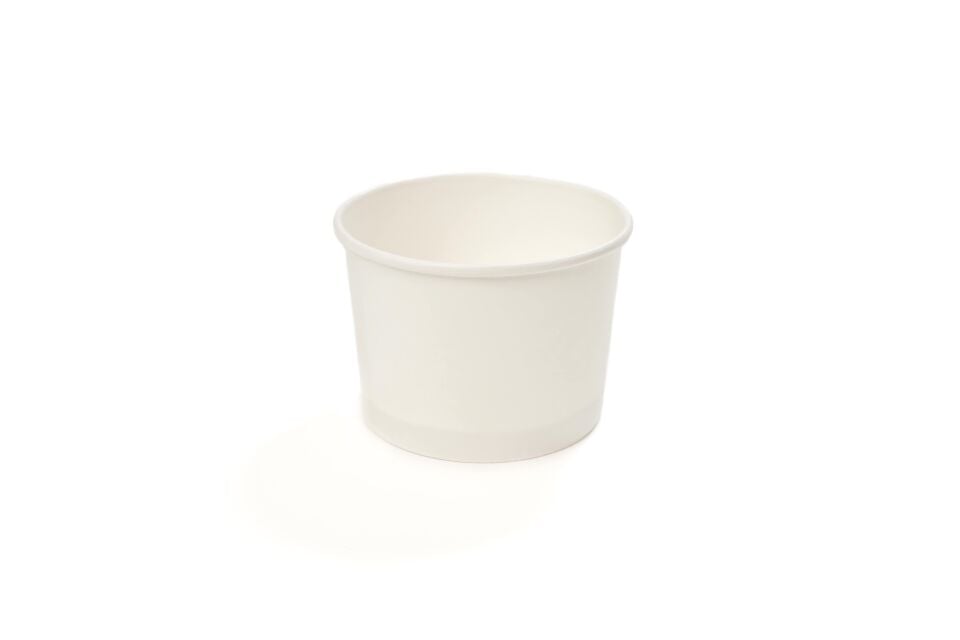 Karton Dondurma Kasesi Beyaz (200cc)