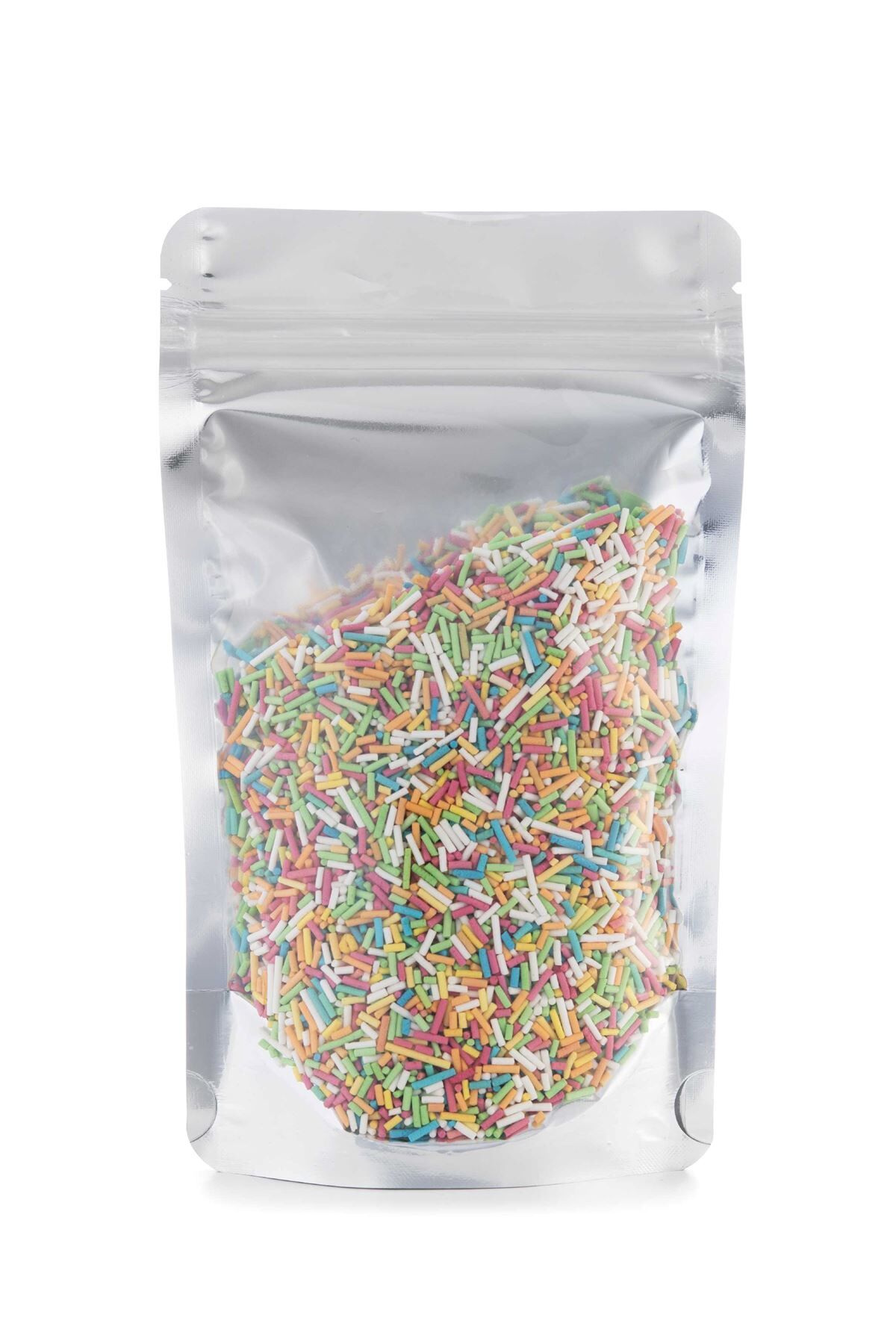 Ön Şeffaf Arka Metalize Kilitli Doypack Ambalaj 25x34+6 cm-1500 gr.