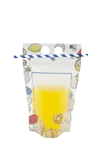 İçecek Doypack Ambalaj 13x22,5+3,5 cm-250 ml