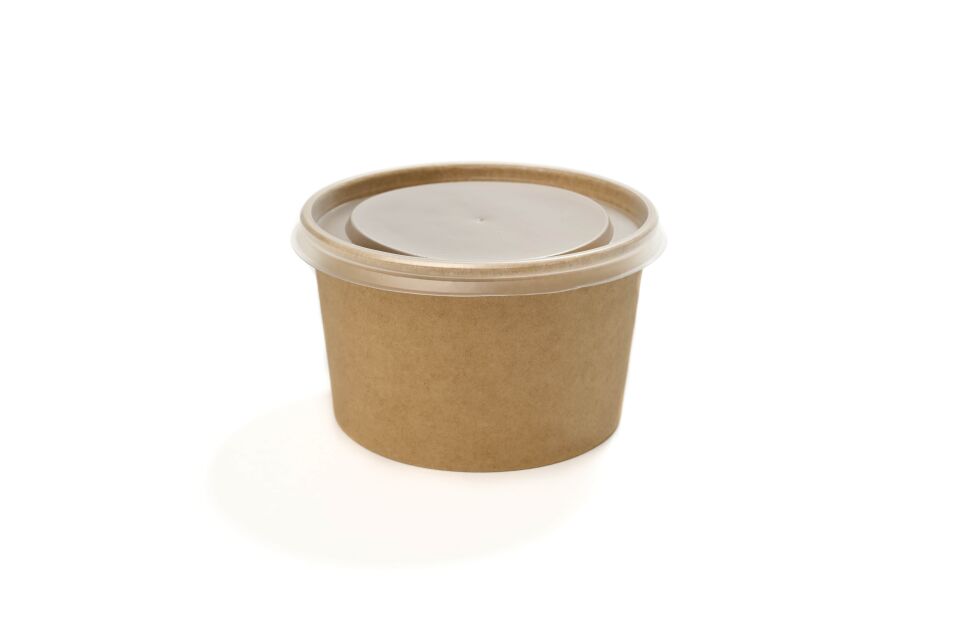 Karton Kraft Çorba Kasesi 16 Oz 50 Adet