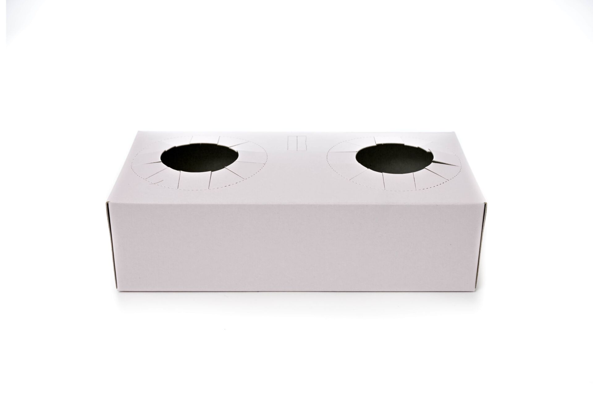 2'li Pembe Bardak Tutucu Pipet Delikli