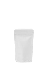 Beyaz Kraft Aluminyum Kilitli Doypack Ambalaj  11 x 18,5 + 3,5 cm  - 100 gr. 1000 Adet