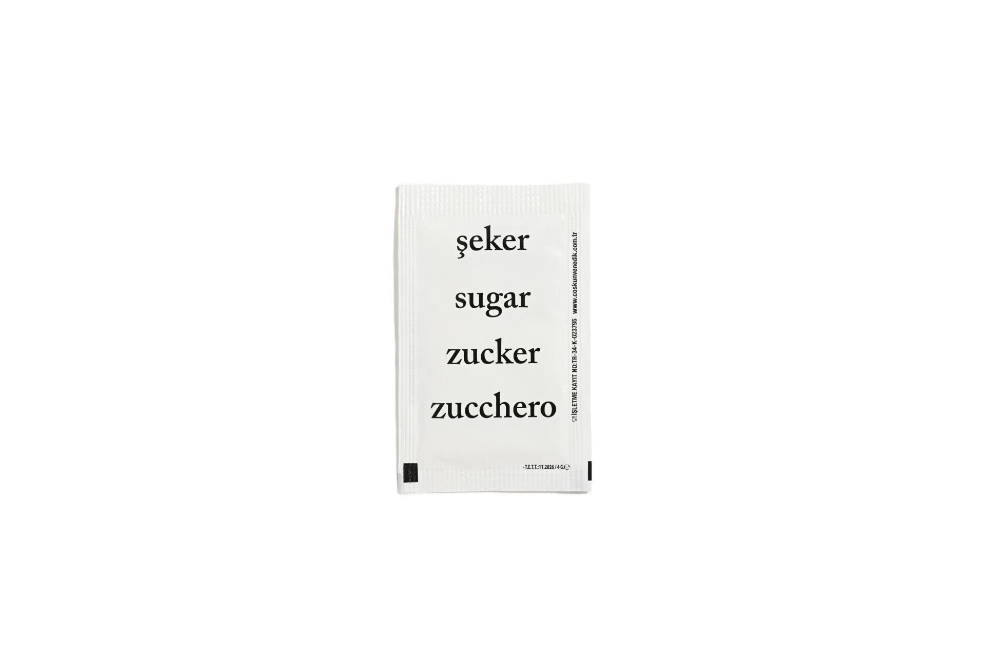 Paket Şeker 4 gr (8x5cm) 500 Adet