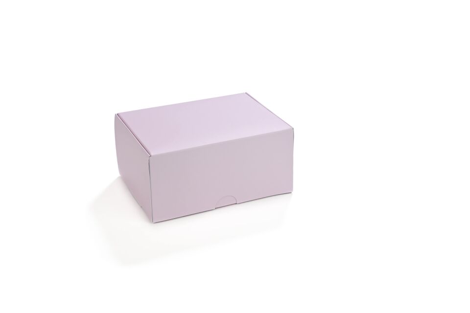 Kurabiye Kutusu Pembe-Mavi 11 x 15 cm 100 Adet