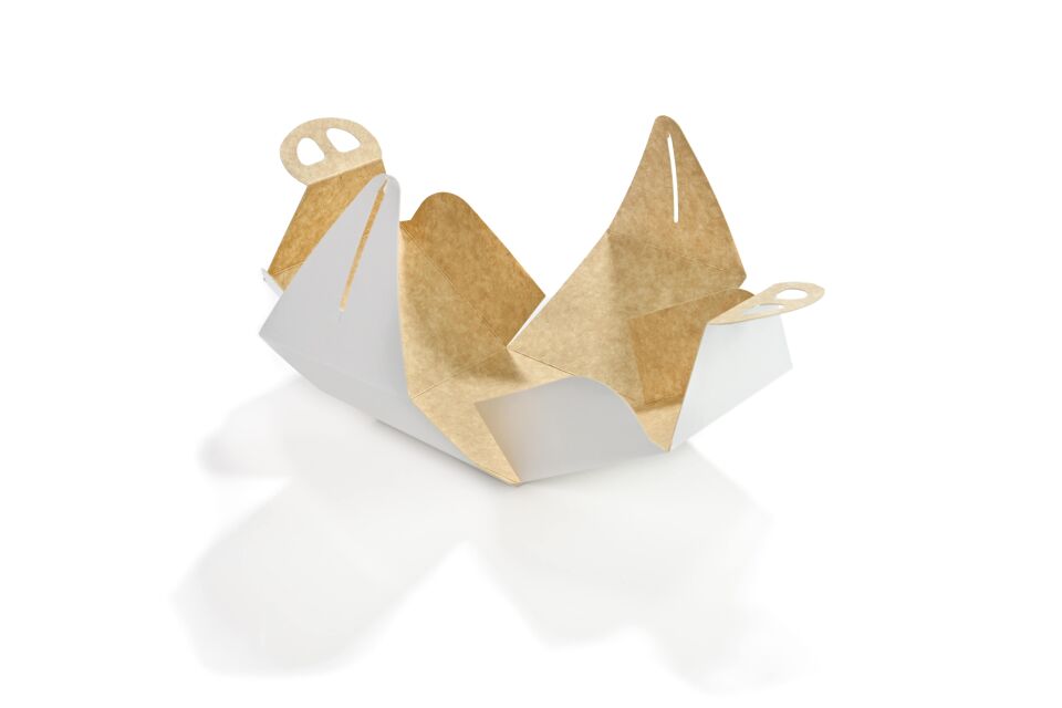 Pasta Kabı Beyaz-Kraft 10 x 10 cm