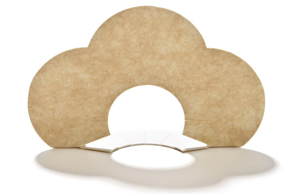 Damlama Önleyici Dondurma Kağıdı Papatya Beyaz-Kraft