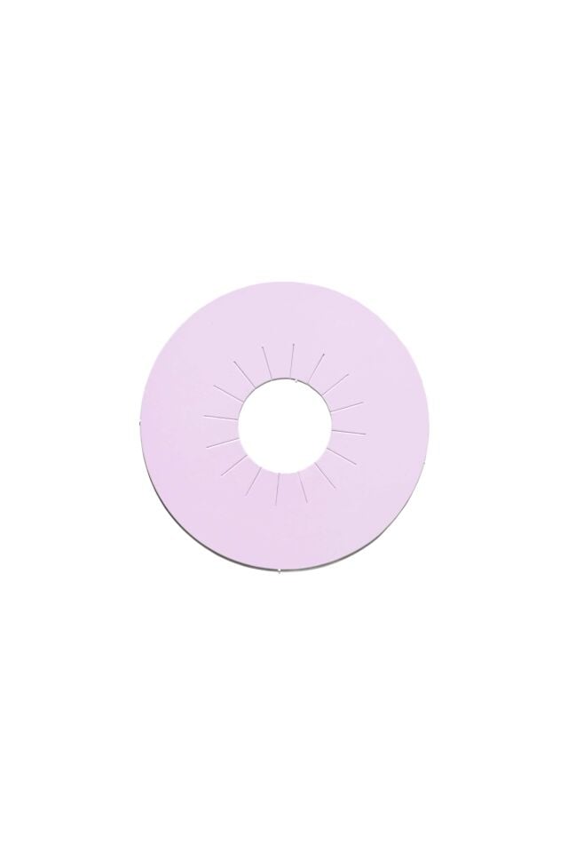 Damlama Önleyici Donduma Kağıdı Daire Pembe-Mavi 300 Adet