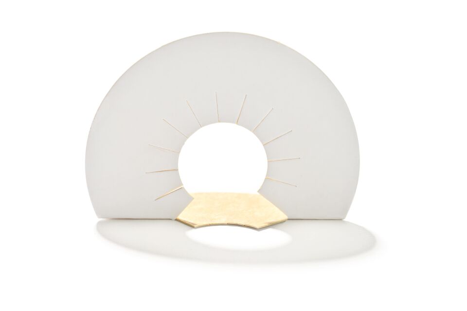 Damlama Önleyici Dondurma Kağıdı Daire Beyaz-Kraft