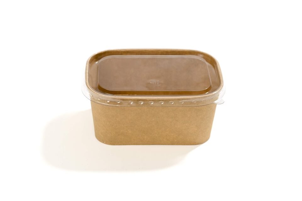 Dikdörtgen Şeffaf Pet Kapak (500-750-1000 cc) 300 Adet
