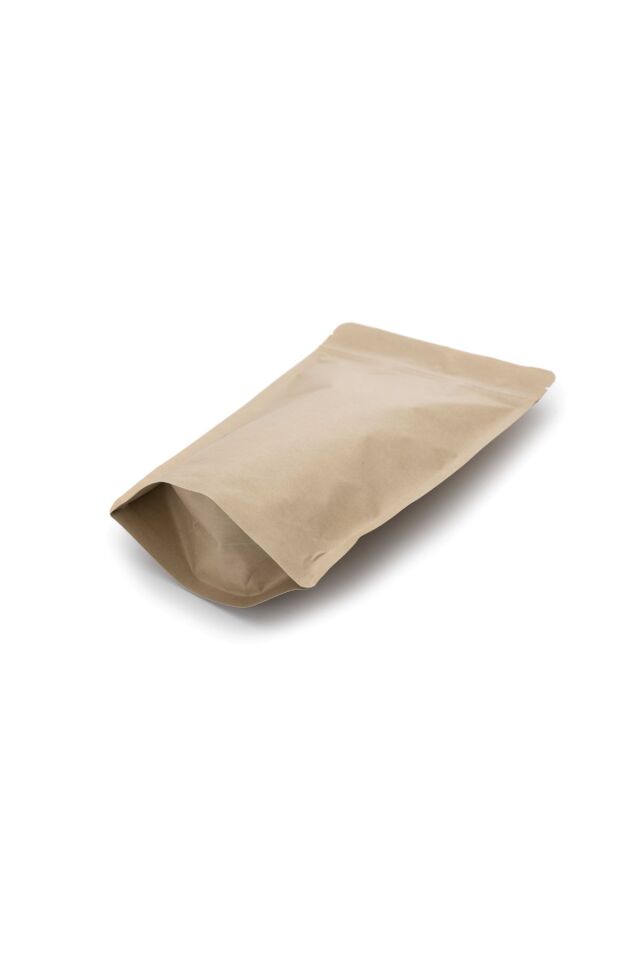 Kraft Alüminyum Kilitli Doypack Ambalaj 20x30+5 cm-1000 gr. 50 Adet