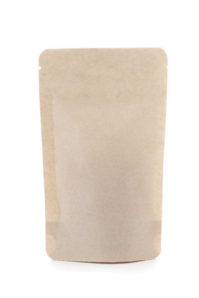 Kraft Aluminyum Kilitli Doypack Ambalaj 25 x 34 + 6 cm - 1500 gr. 50 Adet
