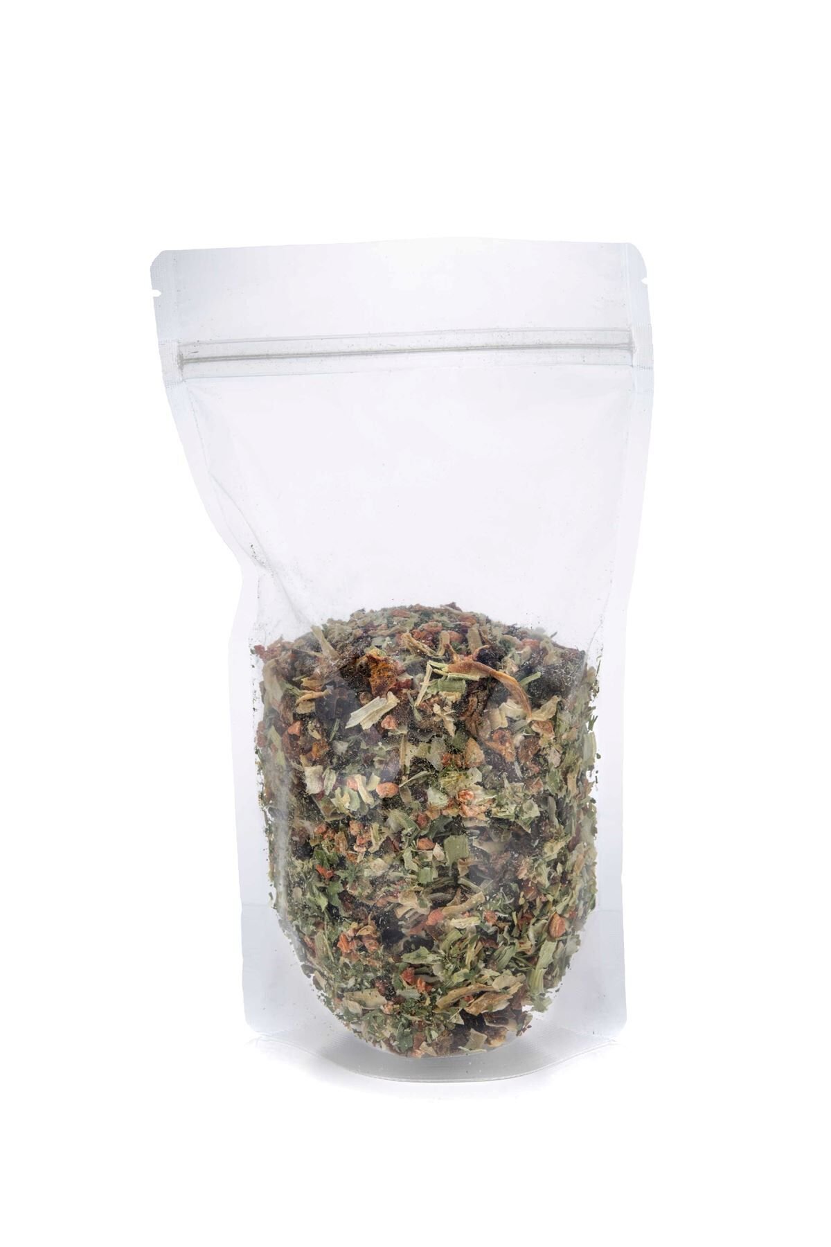 Şeffaf Kilitli Doypack Ambalaj 20 x 30 + 5 cm - 1000 gr. 50 Adet
