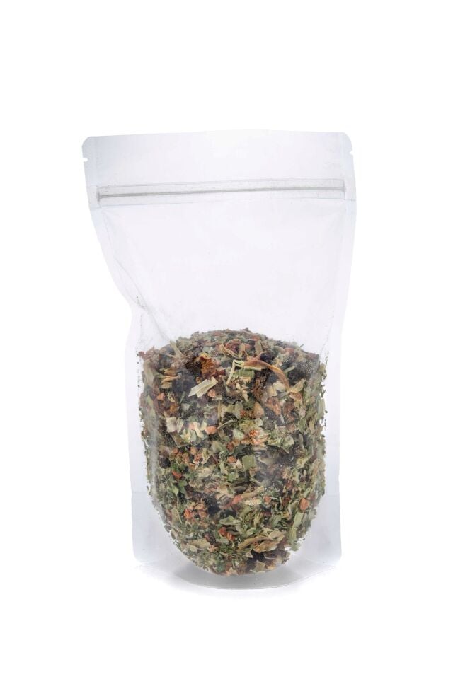 Şeffaf Kilitli Doypack Ambalaj 20 x 30 + 5 cm - 1000 gr. 50 Adet