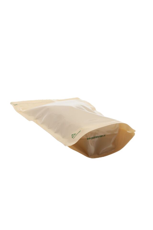 Geri Dönüştürülebilir Kahverengi Doypack 16x27+4 cm-500 gr.
