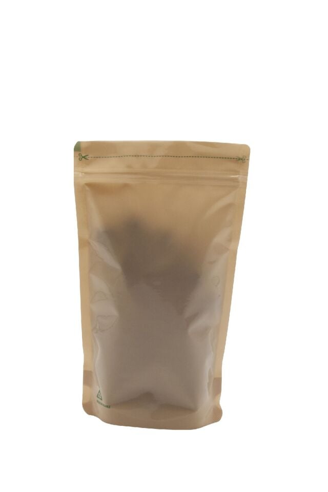Geri Dönüştürülebilir Kahverengi Doypack 16 X 27 + 4 cm - 500 gr. 1300 Adet