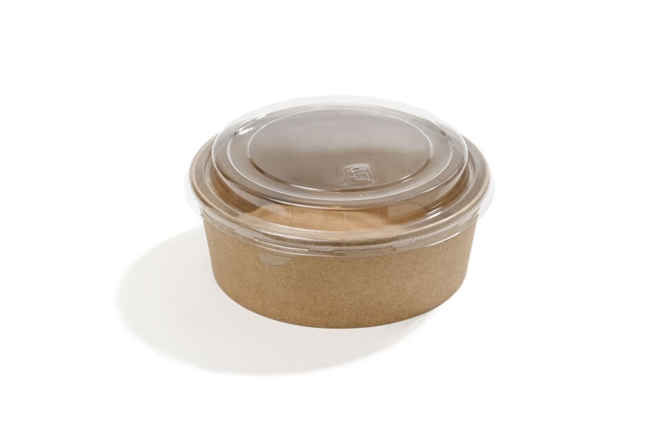 1000 CC Kraft Yuvarlak Salata Kasesi