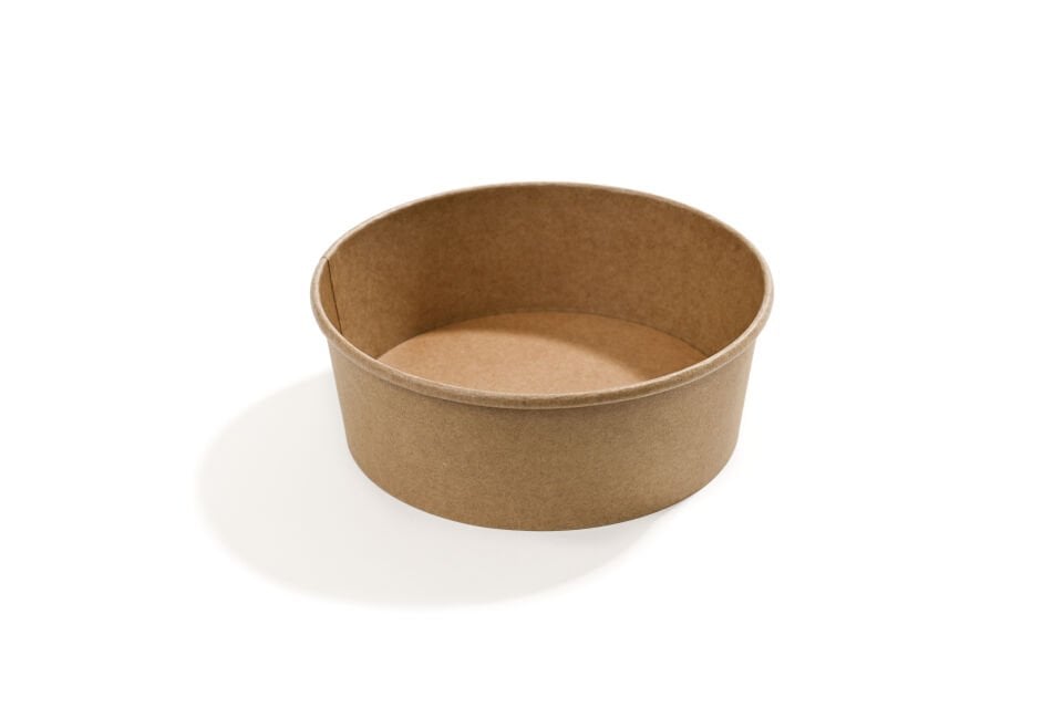 1000 CC Kraft Yuvarlak Salata Kasesi