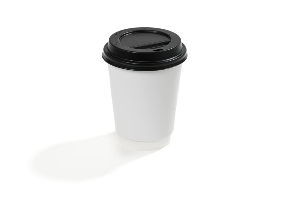 14 oz Double Wall Karton Bardak (Beyaz)