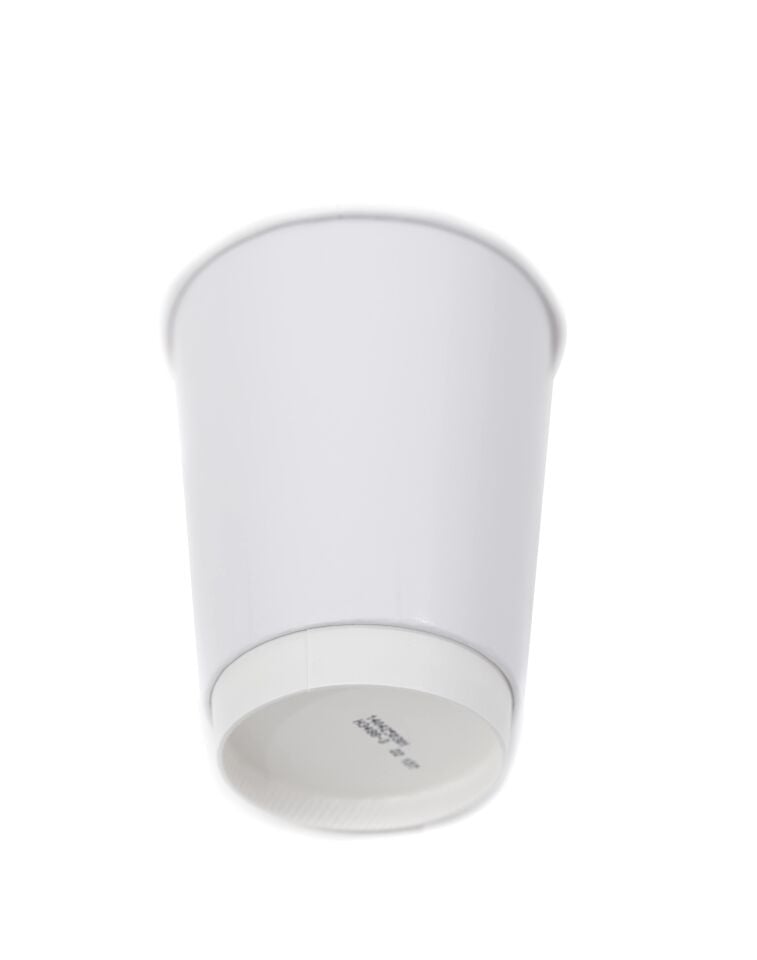 14 OZ Double Wall Karton Bardak (Beyaz) 500 Adet