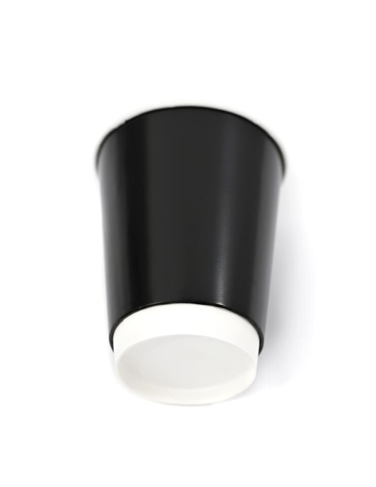 14 oz Double Wall Karton Bardak (Siyah) 50 Adet