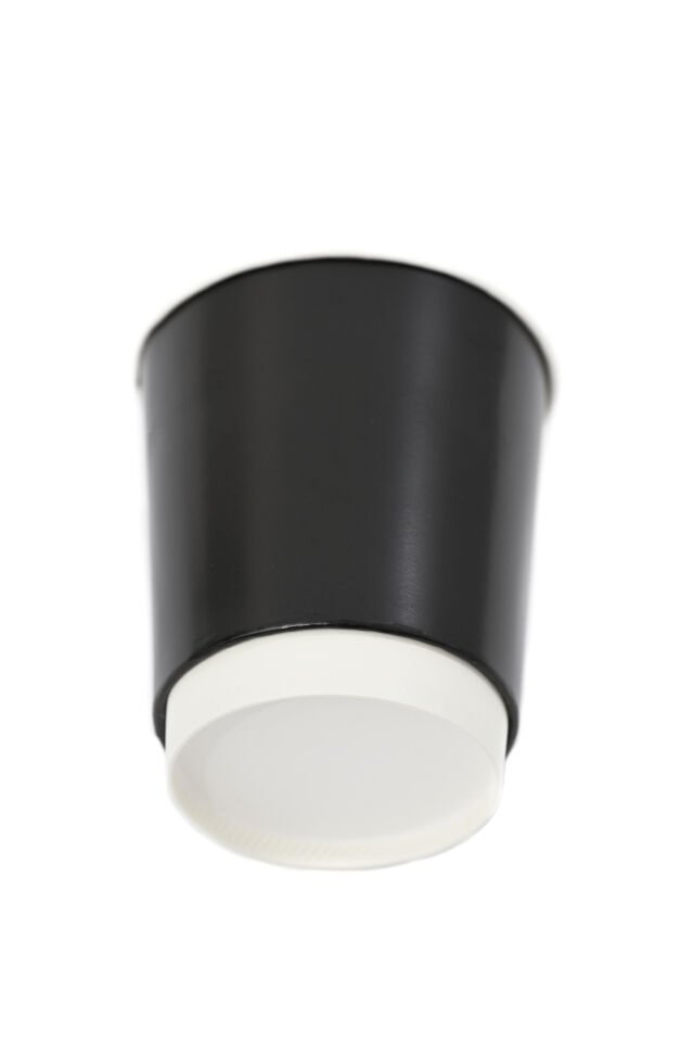 8 oz Double Wall Karton Bardak (Siyah) 500 Adet