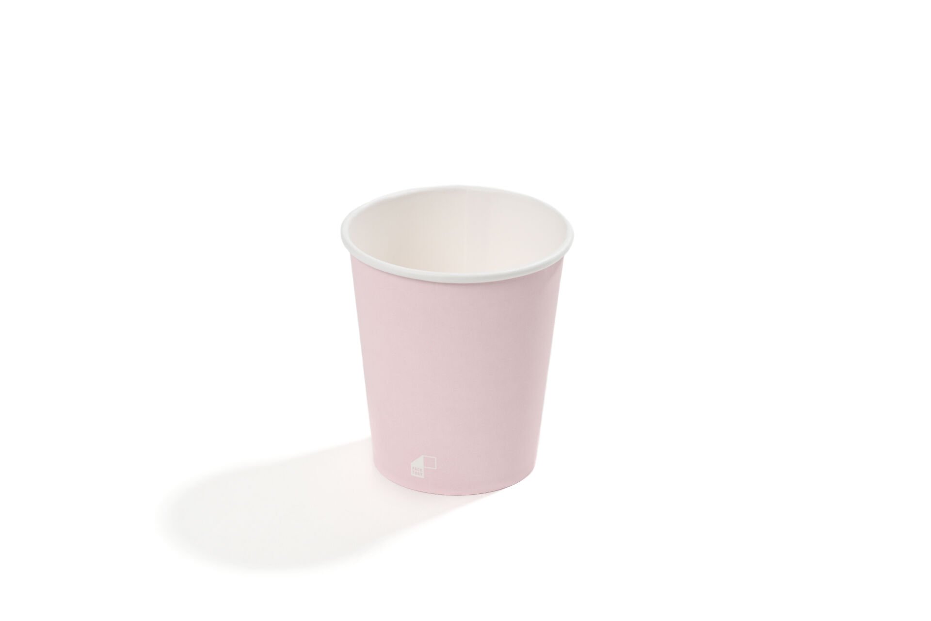 8 oz Single Wall Baskılı Karton Bardak (Pembe) 2000 Adet