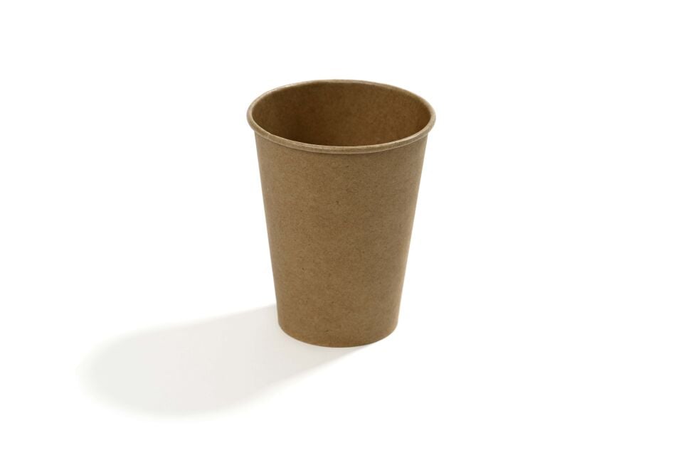 14 oz Single Wall Karton Bardak (Kraft) 50 Adet