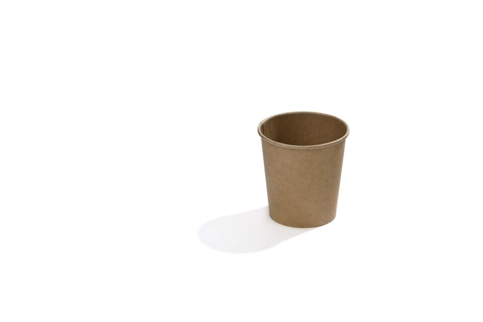 4 OZ Single Wall Karton Bardak (Kraft) 3000 Adet