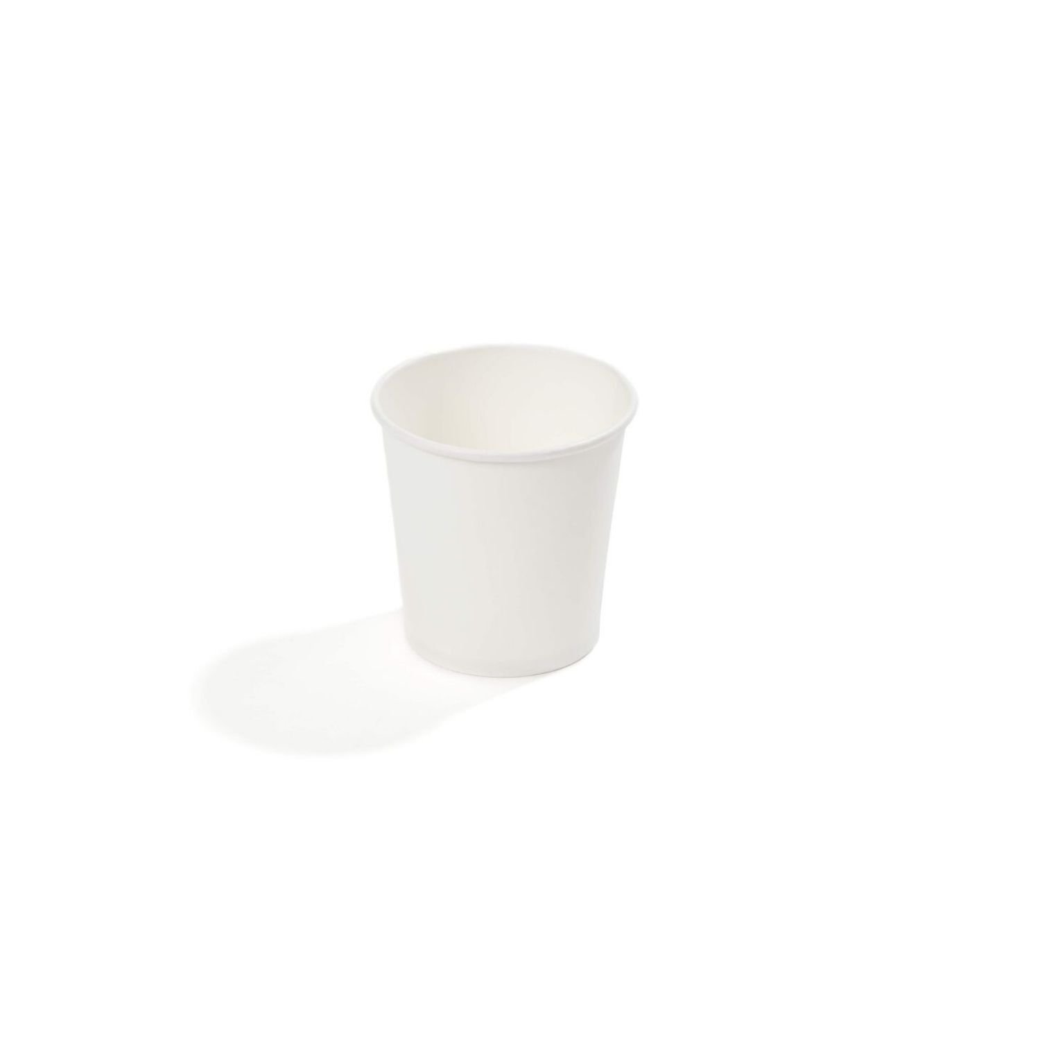 4 OZ Single Wall Karton Bardak (Beyaz)