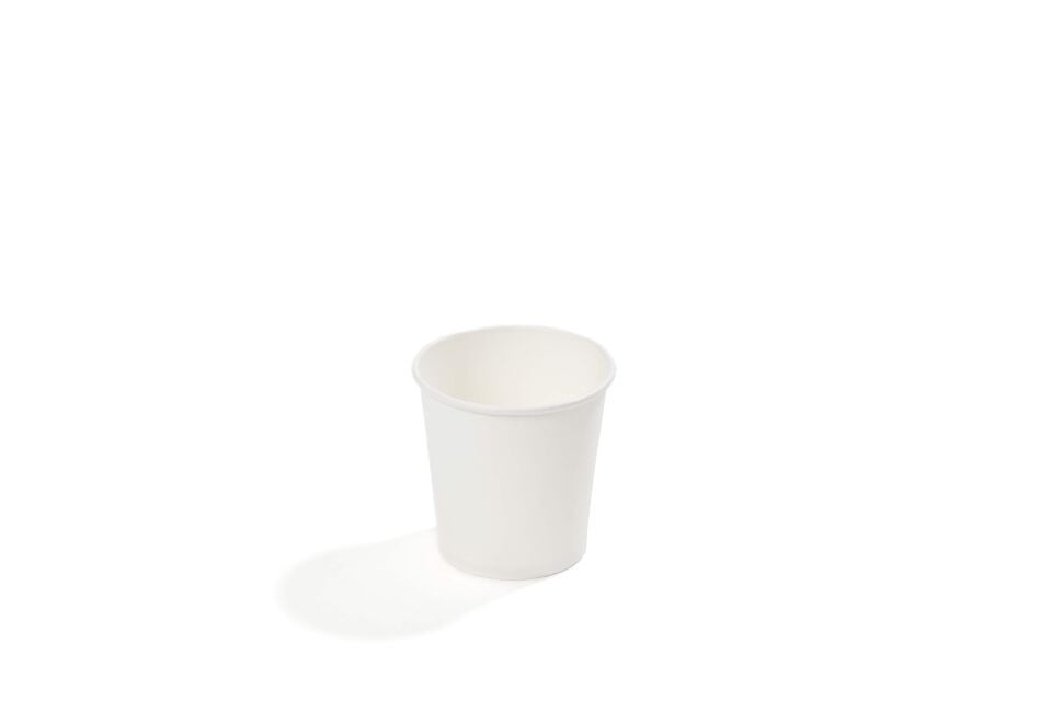 4 OZ Single Wall Karton Bardak (Beyaz) 3000 Adet