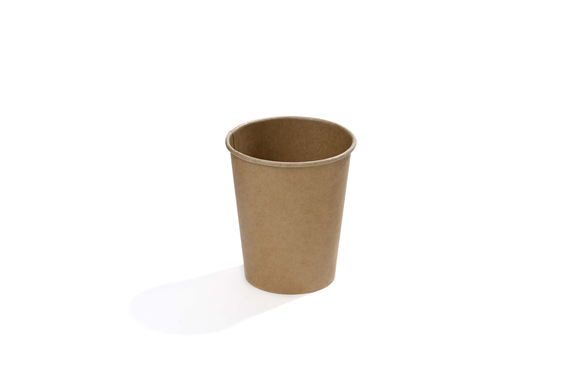 7 oz Single Wall Karton Bardak (Kraft) 3000 Adet