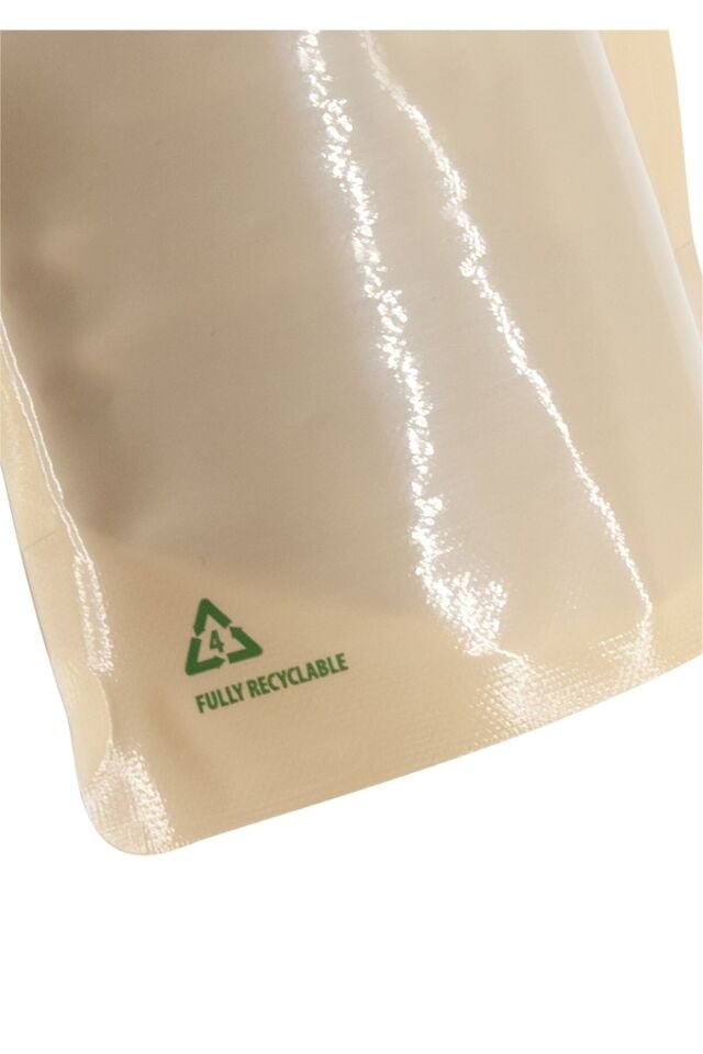 Geri Dönüştürülebilir Kahverengi Doypack 13x22,5+3,5 cm-250 gr. 50 Adet