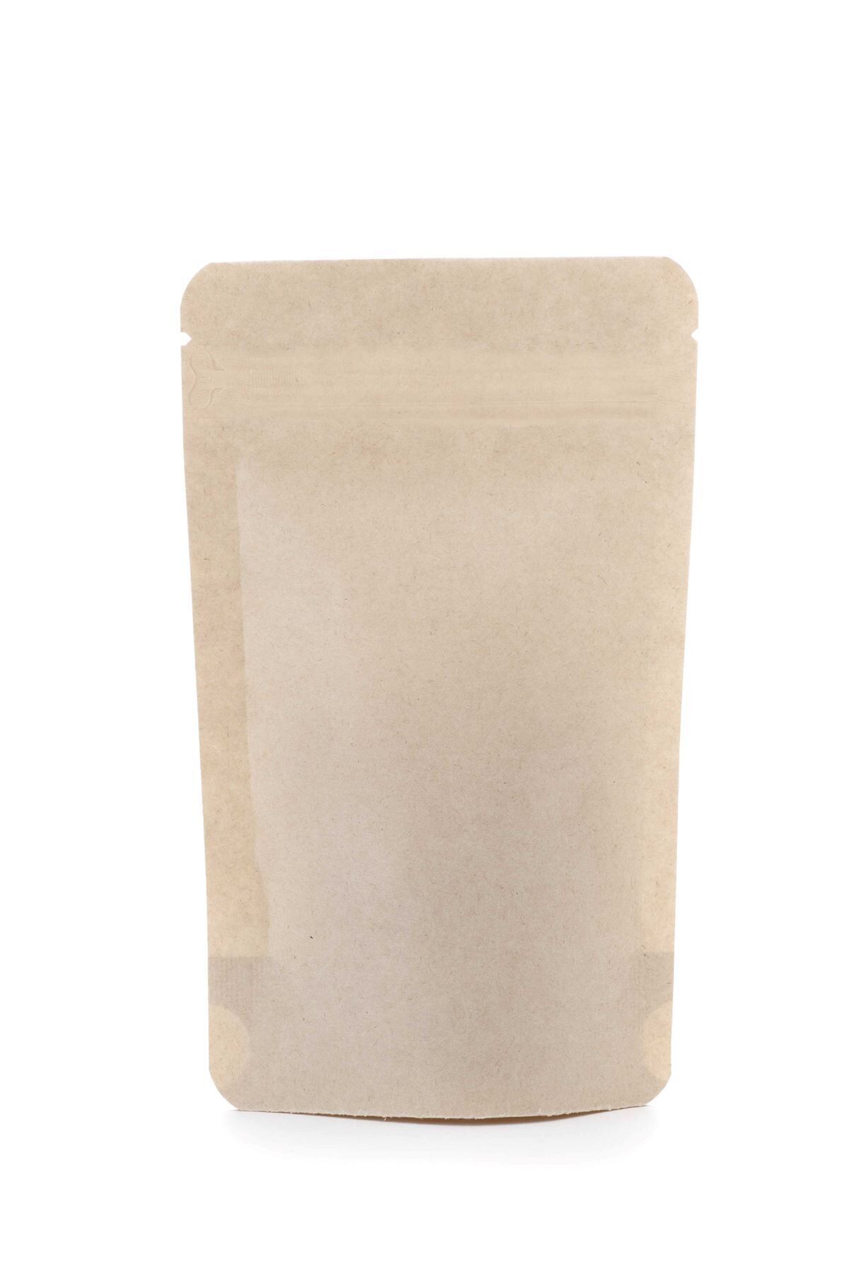 Kraft Aluminyum Önden Kilitli Doypack Ambalaj 20x30+5 cm-1000 gr. 750 Adet