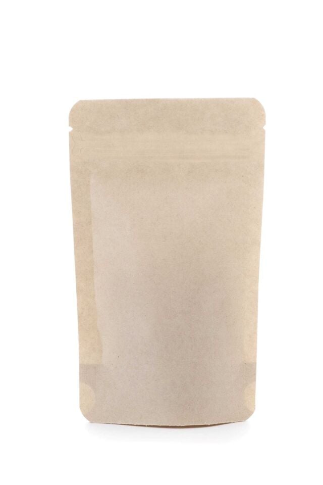 Kraft Aluminyum Önden Kilitli Doypack Ambalaj 20x30+5 cm-1000 gr. 750 Adet
