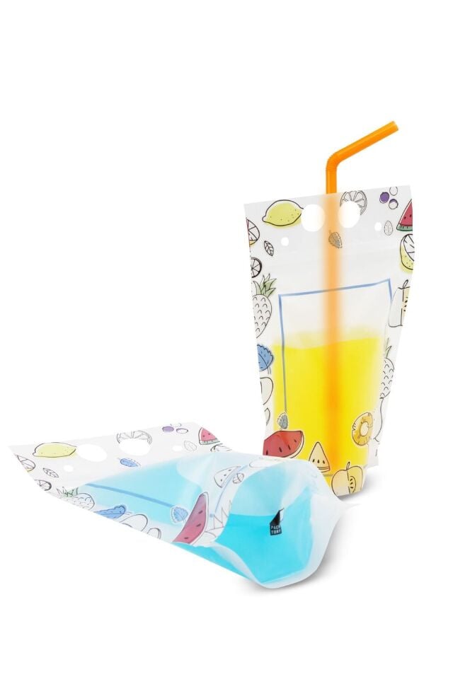 İçecek Doypack Ambalaj 13x22,5+3,5 cm-250 ml 1750 Adet