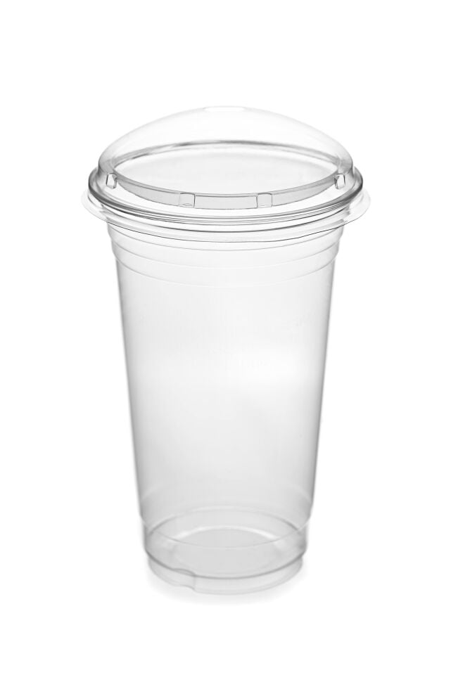 PET Bardak Kapağı Bombeli Delikli