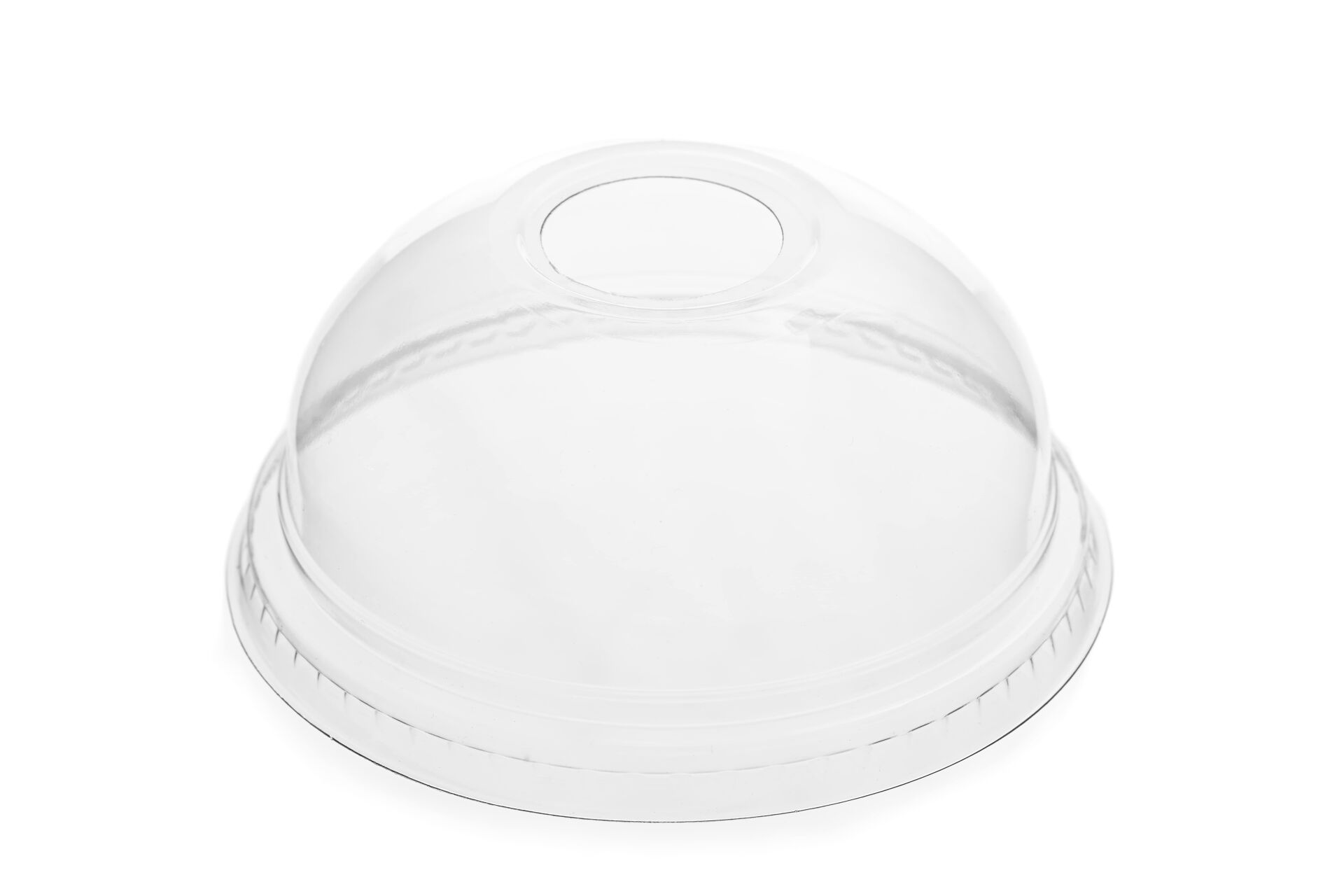 PET Bardak Kapağı Bombeli Delikli