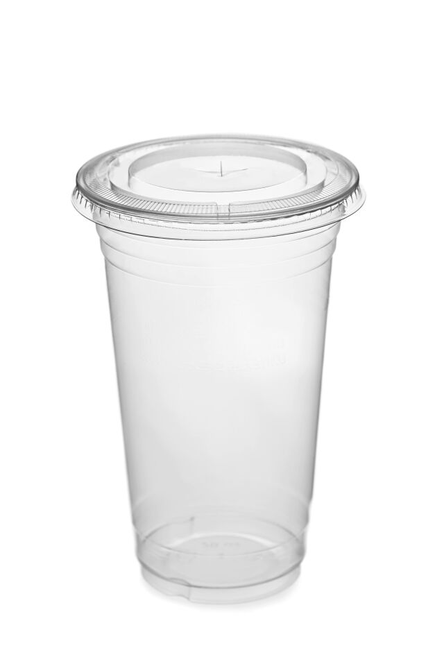 PET Bardak Kapağı (+) Delikli (95 mm)