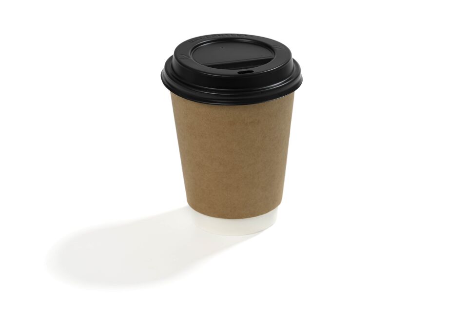 14 oz Double Wall Karton Bardak (Kraft)