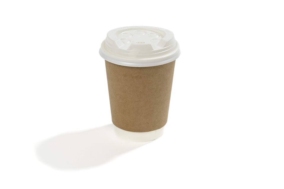 14 oz Double Wall Karton Bardak (Kraft)