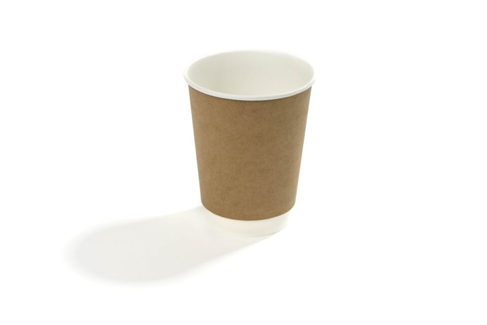 14 oz Double Wall Karton Bardak (Kraft)