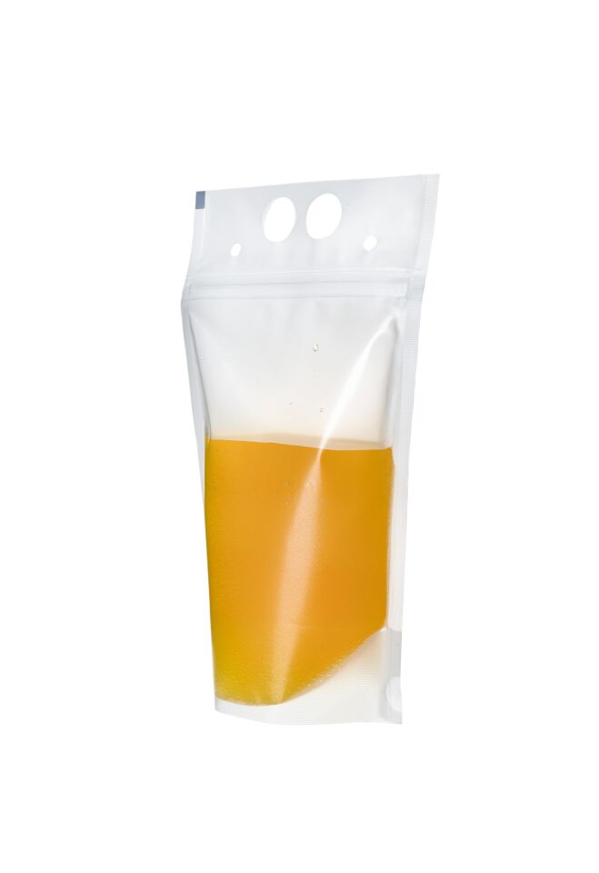 İçecek Doypack Ambalaj 13x22,5+3,5 cm-250 ml. 50 Adet