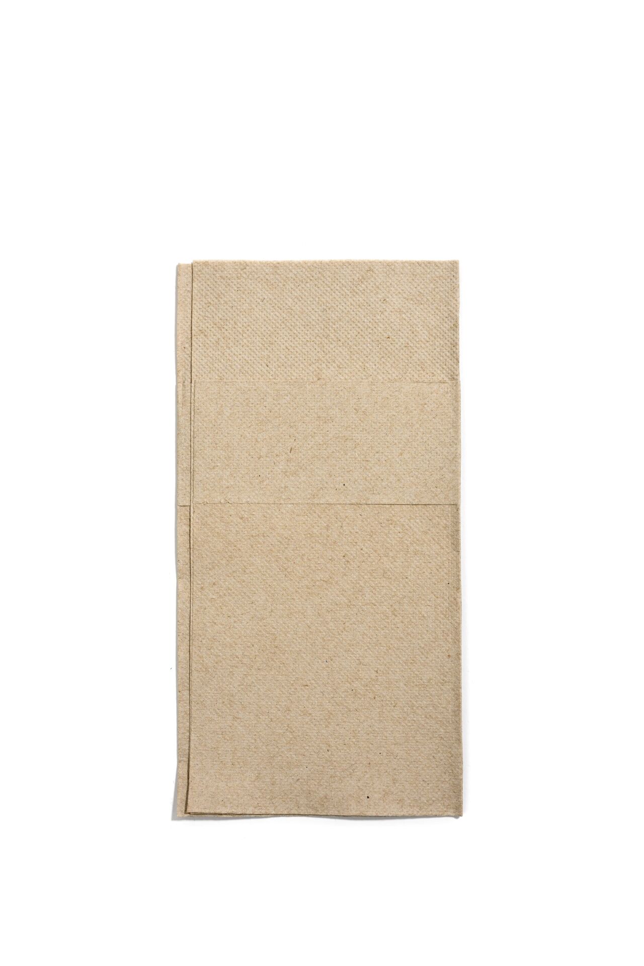 Çift Kat Kraft Cepli Peçete 1/8 40x40 cm (Açık hali)